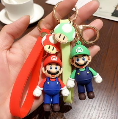 China Cartoon Toy SuperMario Doll Keychain Women Girls Bag Pendants Mary Keyring Jewelry Christmas Gifts Super Cute for sale