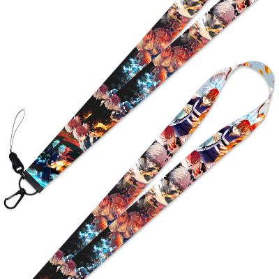 China Simple and Modern Anime Mobile Phone Characters Midoriya Izuku My Academia Lanyard Keychain for sale