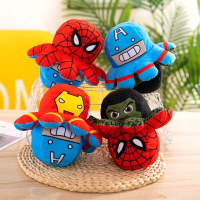 China New Style Plush Cartoon Octopus Custom Stuffed Plush Reversible Upside Down Spider Man Toy for sale