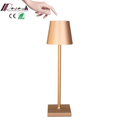 China Modern waterproof IP55 aluminum led table lamp cordless rechargeable for restaurant hotel decoration 3.5W 5200mAh for sale