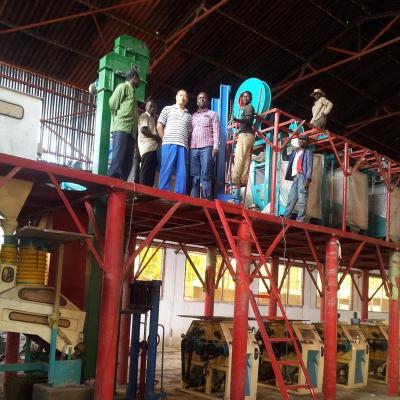 China Complete line of 50T ugali mill/fufu flour processing machine maize milling machine with price for sale