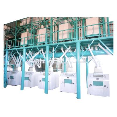 China Bread Making Automatic 100 - 500 Tons Wheat Flour Mill Plant , Wheat Flour Mill Price for sale