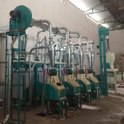 China Full automatic 30 ton commercial maize maize mill machine/maize flour production line factory/flour milling equipment for sale