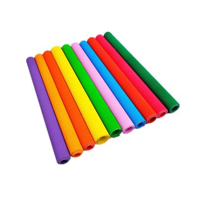 China Durable Assorted Color S Flute Corrugated Paper Cardboard For Gift Packing Diy Decoration for sale