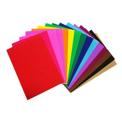 China Durable Customized Diy Craft Corrugated Paper Cardboard Rolls Sheets For Handicraft for sale