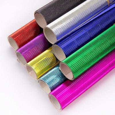 China Durable Folding Paper Metallic Corrugated Aluminum Cardboard Sheets For Kids Diy for sale