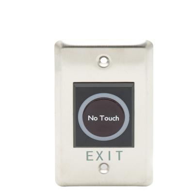 China Stainless Steel Infrared No Touch Push Button IR Exit Wireless Wireless Remote Button For Door Release Access Control for sale