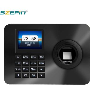 China time & High Accuracy Time Attendance Machine Desktop Punch Clock Biometric Fingerprint Recorder with TFT HD-Color Screen for sale