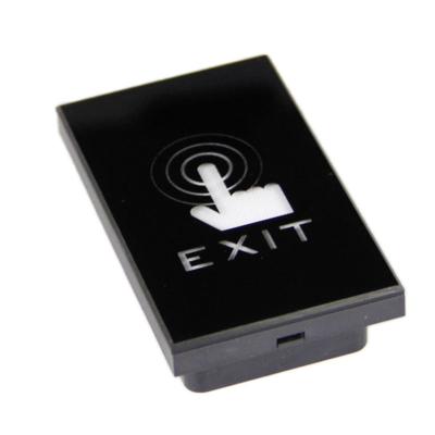 China Access control system led touch access control switch push button door exit button with color back panel for sale