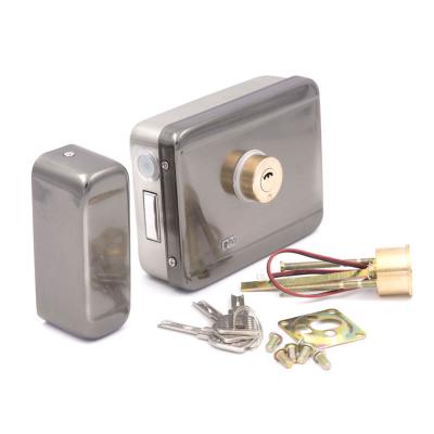 China Hot sale home durable electromechanical lock office apartments hotel electric rim lock with smart rfid access control system for sale