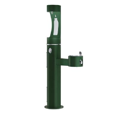 China Outdoor Floor Standing Hotel Stainless Steel Drinking Fountain Dispenser, Drinking Station With Bottle Filling Station for sale