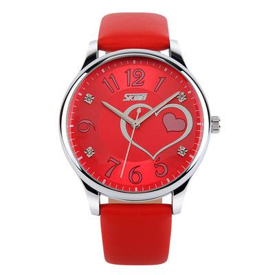 China Women Skmei 9085 Cute Crystal Casual Japan Movement Ladies Watches Fashion Original Women's Quartz Wrist Watch for sale