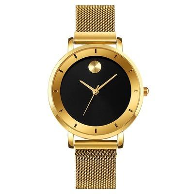 China Women Skmei 1701 Minimalist Wristwatches Stainless Steel Mesh Magnetic Waterproof Simple Design Female Quartz Watch For Ladies for sale