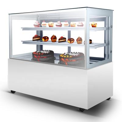 China Single-temperature 1.5M Bakery Display Glass Cake Refrigerator Showcase for sale