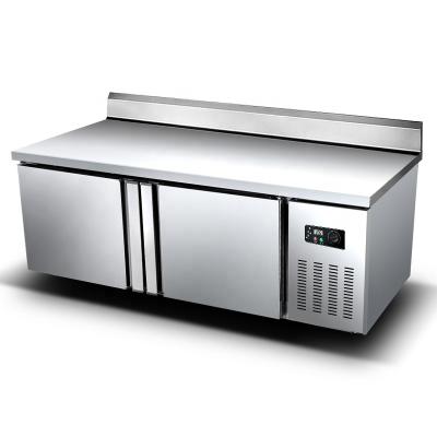 China Double-temp Restaurant Commercial Kitchen Double Temperature Undercounter Refrigerator for sale