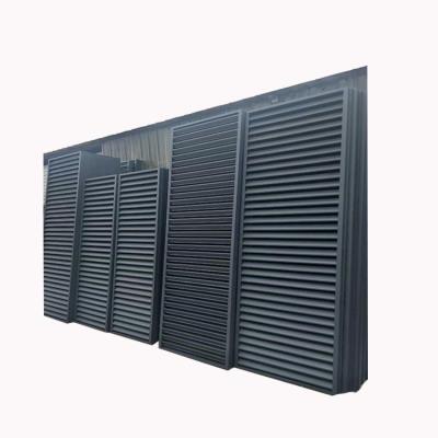 China Minimalist Shandong Material Exterior Panels Black Aluminum Fence Post for sale