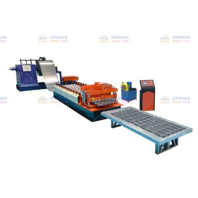 China Automatic factory sells automatic glazed tile roof panel roll forming machine upon request for sale