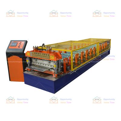 China Automatic Corrugated Sheet Production Sheet Roll Forming Machine Frame Machine Steel Tile 0.3-0.9mm Thinckness Manufacturers Rolling Steel for sale