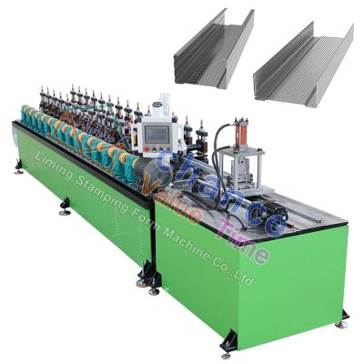 China Hot Selling Automatic Metal Studs Furring Machine Roll Forming Machine For Drywall Profiles for sale