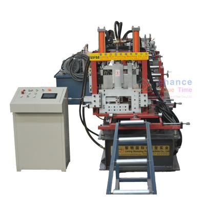 China Automatic Hotels CZ purlin machine c channel steel roll forming machine made in china for sale