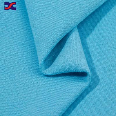 China Air Layer Sheer 48% Polyester 52% Cotton PIQUE Fabric Hoodie Loungewear Plain Dyed 280gsm Jersey Knitting Fabric for sale