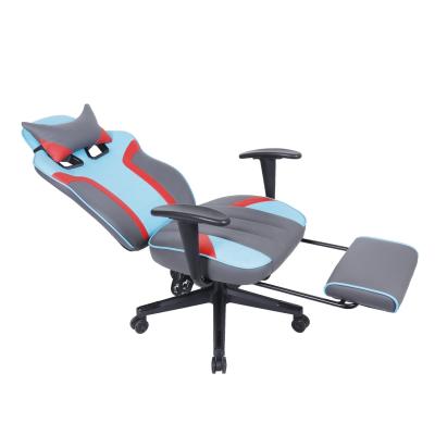 China Morden Ergonomic Convertible High Back Gaming Chairs Low PU Leather Colored Colorful Computer Racing Style PC Gaming Office Chair for sale