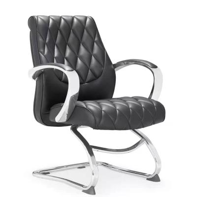 China Wholesale Cheap Modern Durable Leather Stretchable Staff Office Chair Bow Chair With Patter for sale