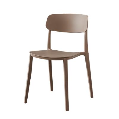 China PP Convertible Plastic Chair Single Dining Chair Household Thickened Plastic Chair For Sale for sale