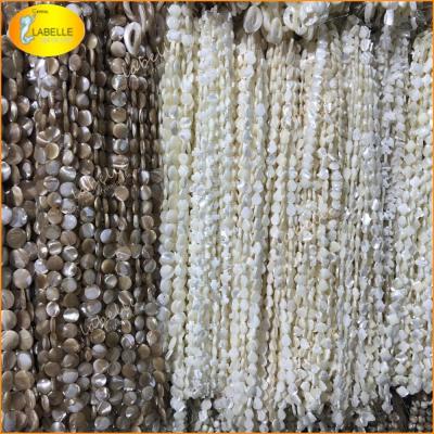 China 100% Natural Color As Per Photo Black Pearlescent Coin Beads Natural BROOM Pearl Bead Flat Round Bead for sale