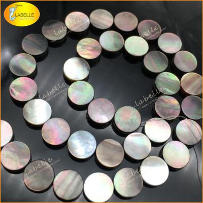 China 100% Natural Color As Per Photo Flat Round Abalone Shell Coin Beads All Sizes Available for sale