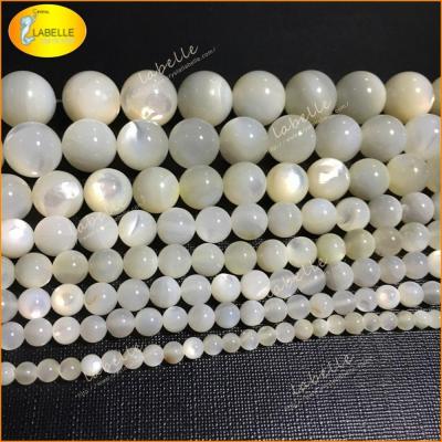 China 100% Natural Color As Per Picture Natural White BROOM Shell Beads Shell Beads Wholesale 8mm Shell Beads for sale