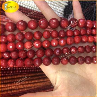 China 100% Natural Red Color 5mm Coral Rondelle Coral Beads Gemstone Beads For Jewelry Dropshipping for sale