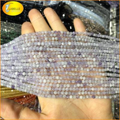 China 100% Natural Micro Color Amethyst Faceted Gemstone Beads 3mm 2mm 4mm Tiny Gemstone Beads Spacer Beads for sale