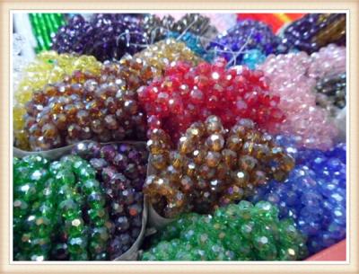 China K9 Crystal Beads Loose Beads Crystal Round Rondelle Bicone bead wholesale for sale