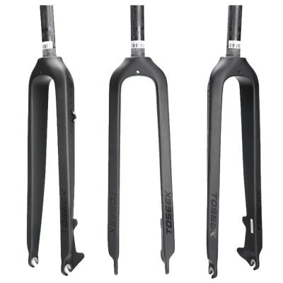 China Mountain Bikes Bike Parts Full Carbon Fiber Mountain Bike Fork Disc Brake 26/27.5/29 Inch Bicycle Fork for sale