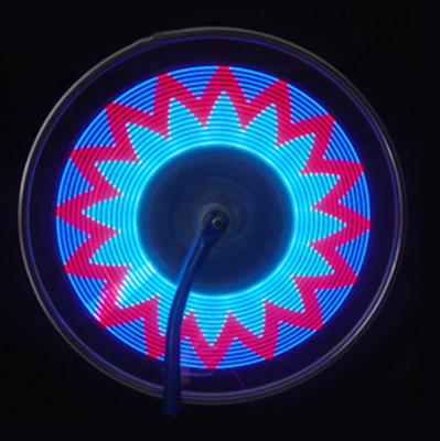 China PC Bicycle Wheel Lights Waterproof Ultra Bright RGB Spoke Lights Safety Cool Bike Tire Accessories Kids Adults for sale