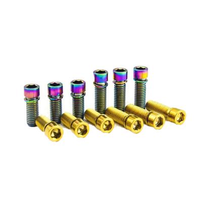 China Titanium Titanium Ti Bolts M8 BICYCLE MOTOCROSS BMX FREESTYLE Stem Bolt 6pcs for sale