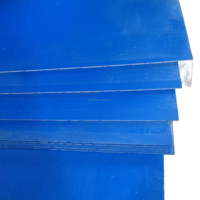 China AD Word Blue / Solid White 600*1200mm *1.25mm Thickness ABS Double Colors Sheets For Outdoor Signboard for sale