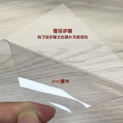 China Transparent A5 PVC Frosted 1.5mm Hard Soft PVC PET Plastic Sheets for sale