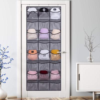 China Europe Hottest Sustainable Best Selling Folding Product Door Storage Caps Hanging Shelves With Front Pockets for sale