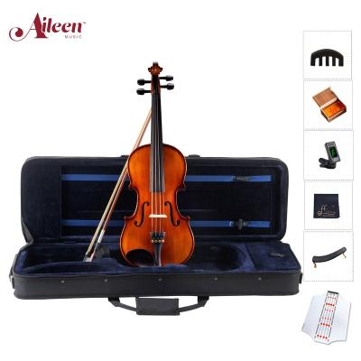 China On His Thirty One Selected Aileen China Handmade Professional Solid Wood 4/4 Full Size Violin Kit for sale