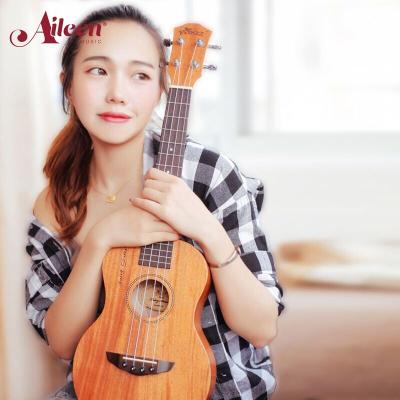 China Ukulele China Mahogany Manufacturers All Size OEM Wholesale Mahogany Ukulele (AU07L) for sale