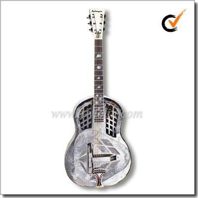 China Metal With Engraving On Body Metal With Engraving Acoustic Guitar Made In China (RGS103) for sale