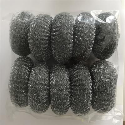 China Sustainable high quality esponja plateadas acero zinc coated iron galvanized mesh scourer for sale