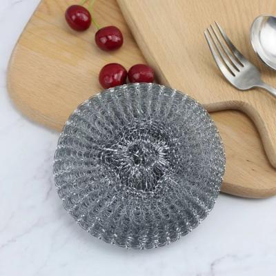 China Sustainable Hand Made Zinc Coated Mesh Scourer Iron Galvanized Steel Wool For Supply for sale