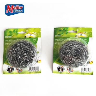 China Sustainable Stainless Steel Scrubber Used In Kitchen Blister Card for sale