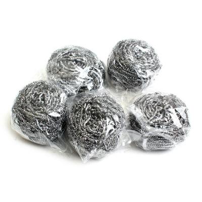 China Sustainable Daily Cleaning Stainless Steel Wire 410 Steel Scrubber Scourer for sale