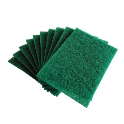 China Sustainable Kitchen Cleaning Abrasive Green Scrubber Pad In Roll for sale