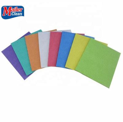 China Sustainable Light Duty Dish Cellulose Kitchen Dish Wet Cellulose Sponge Cloth Super Absorbent Cloth for sale