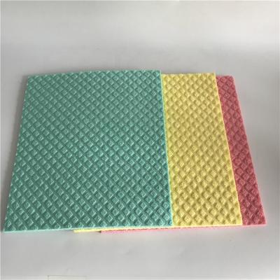 China Super Sustainable Damp Absorption Kitchen Cloth Cellulose Sponge Cloth Cellulose Sponge Wipes for sale